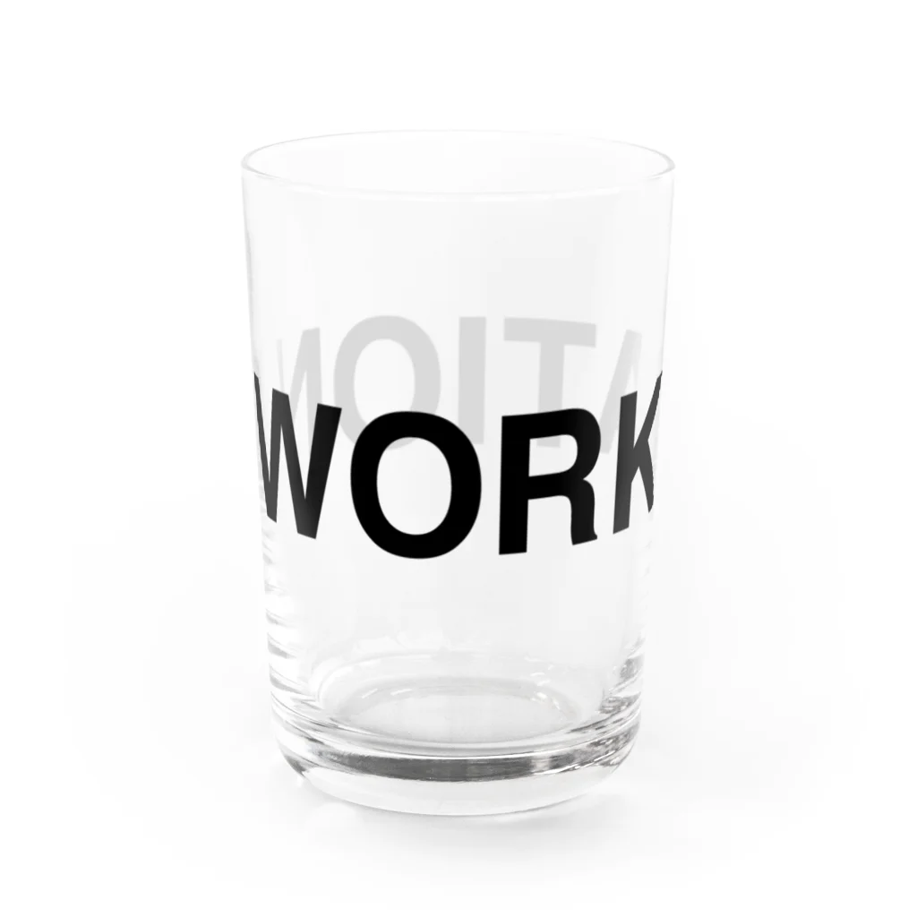 TOKYO LOGOSHOP 東京ロゴショップのWORKATION-ワーケーション- Water Glass :left