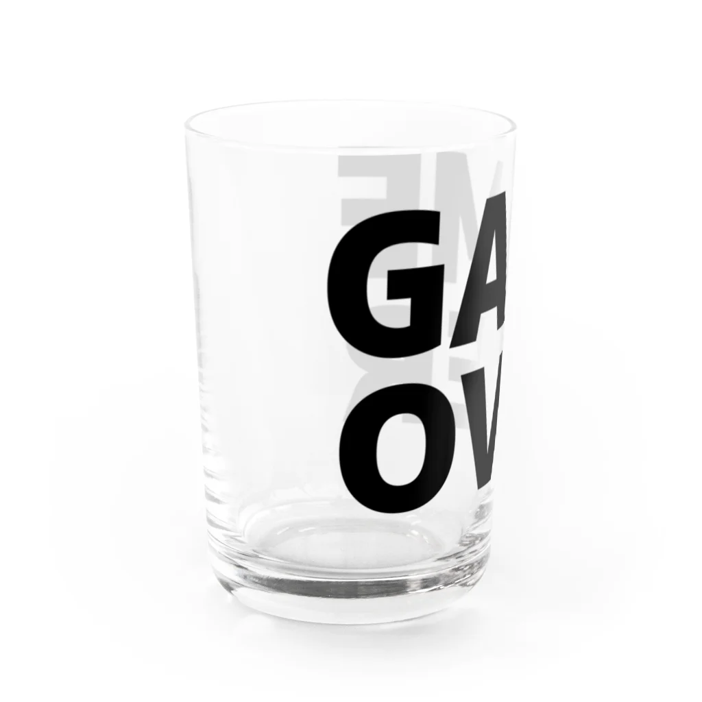 TOKYO LOGOSHOP 東京ロゴショップのGAMEOVER-ゲームオーバー- Water Glass :left