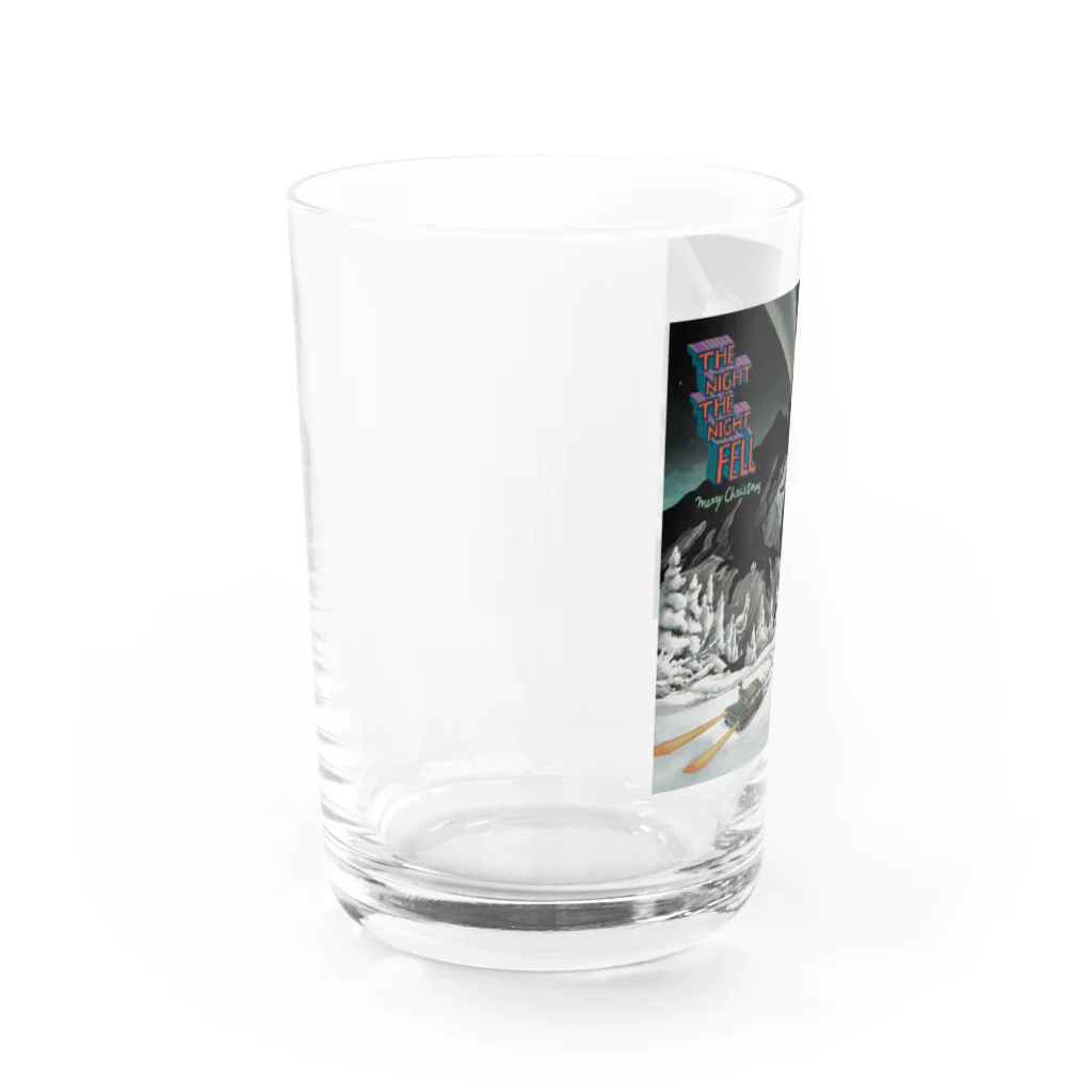 Merry Christmas ShopのThe Night The Night Fell-Front Water Glass :left