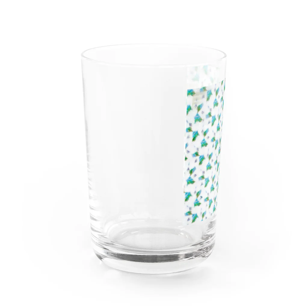 【ホラー専門店】ジルショップの絵画風さわやかグリーン Water Glass :left