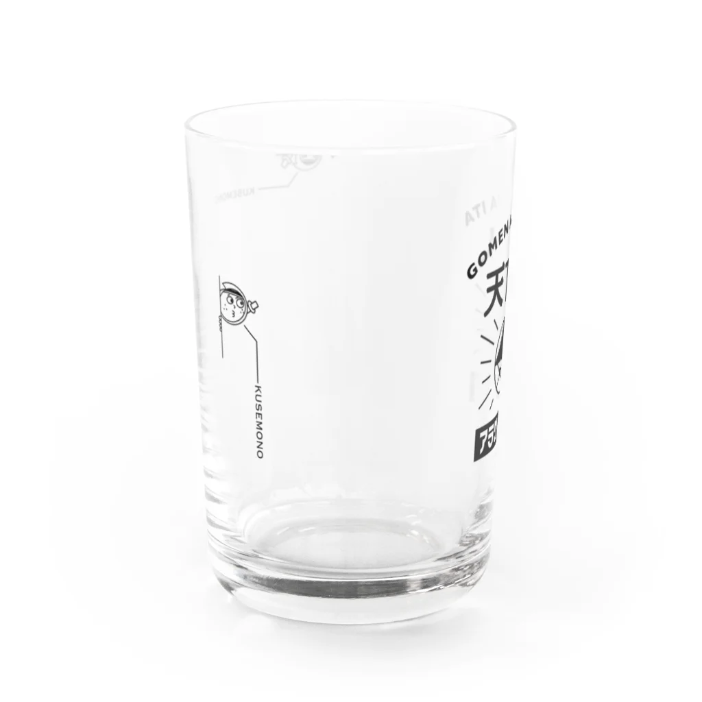 脳みそ夫ショップの天下人【アラサー武士】 Water Glass :left