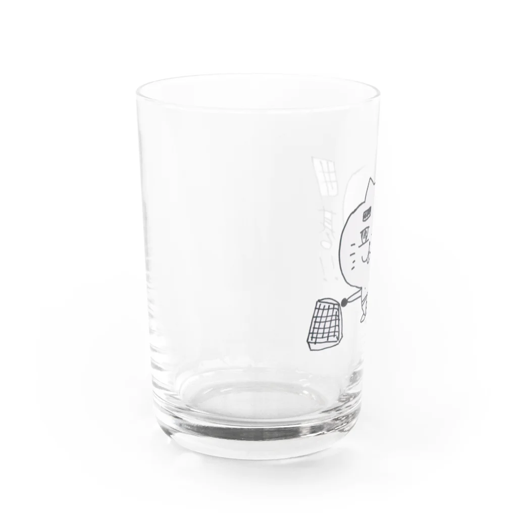 山島あや♀のあやのんの落書き雑貨w Water Glass :left