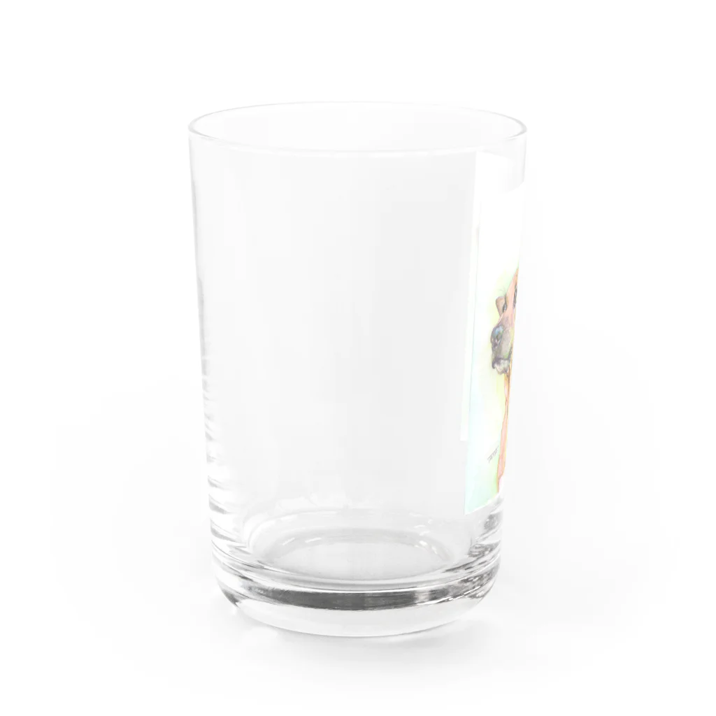 りとるたまの早く帰ってこないかな Water Glass :left