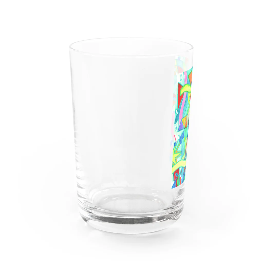 いいよ〜の青の天使 Water Glass :left