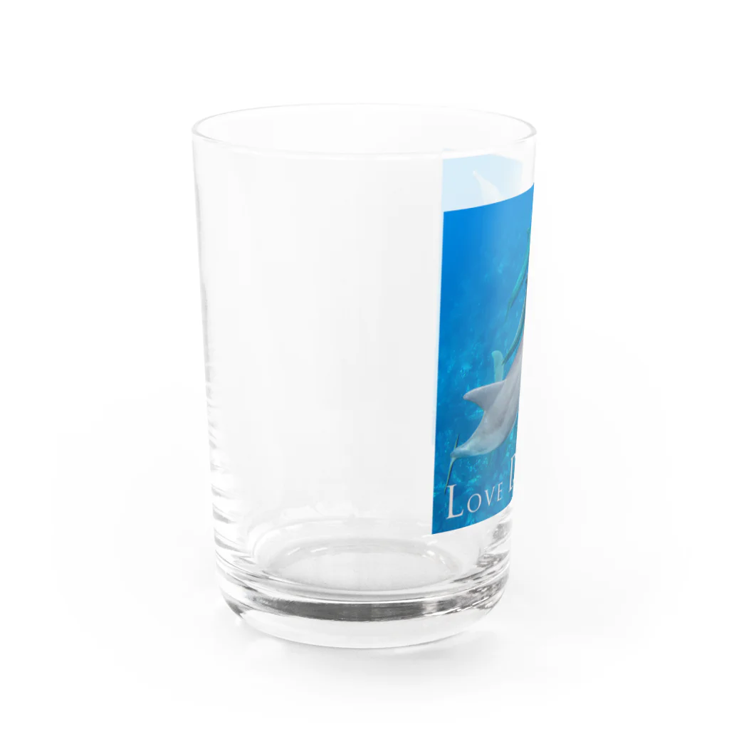 BLUE DOLPHINのLove Dolphin 5 Water Glass :left