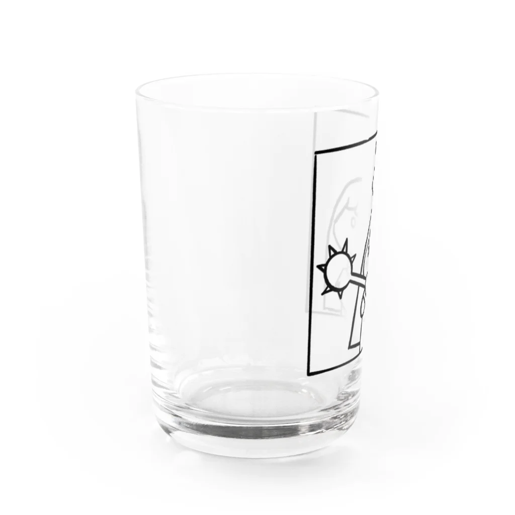 チビ画伯＋チビママのCUTE DEMON Water Glass :left