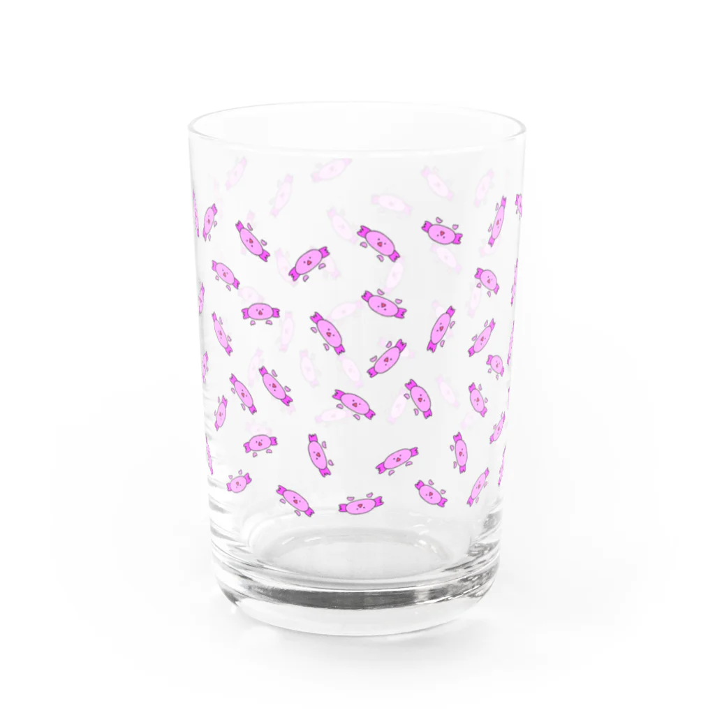 pino子 shopのピンクウーパールーパーくん Water Glass :left