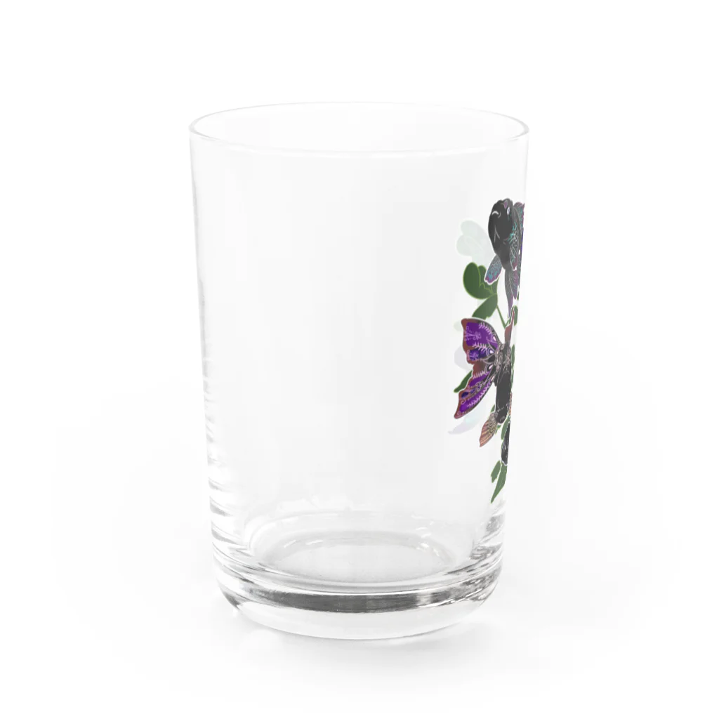 あやるの黒オランダ Water Glass :left