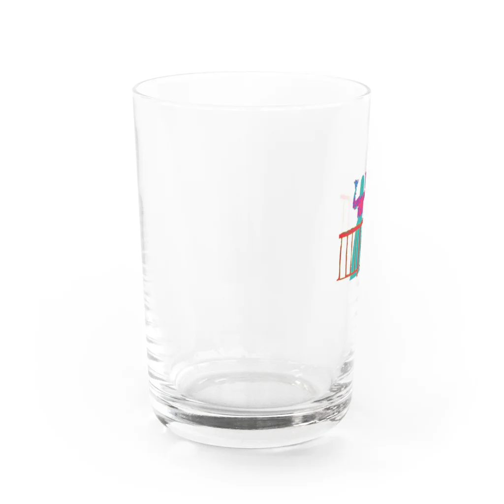 I'mバンギャルちゃんの産まれた時からバンギャです。 Water Glass :left