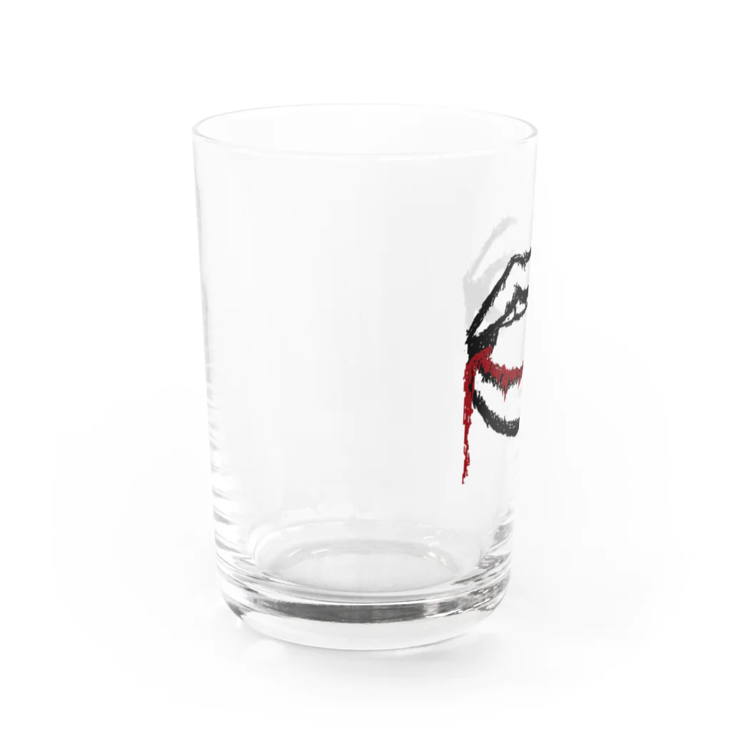 InjectionOfVain(suzuri shop)のMouth(BloodFlowing) Water Glass :left