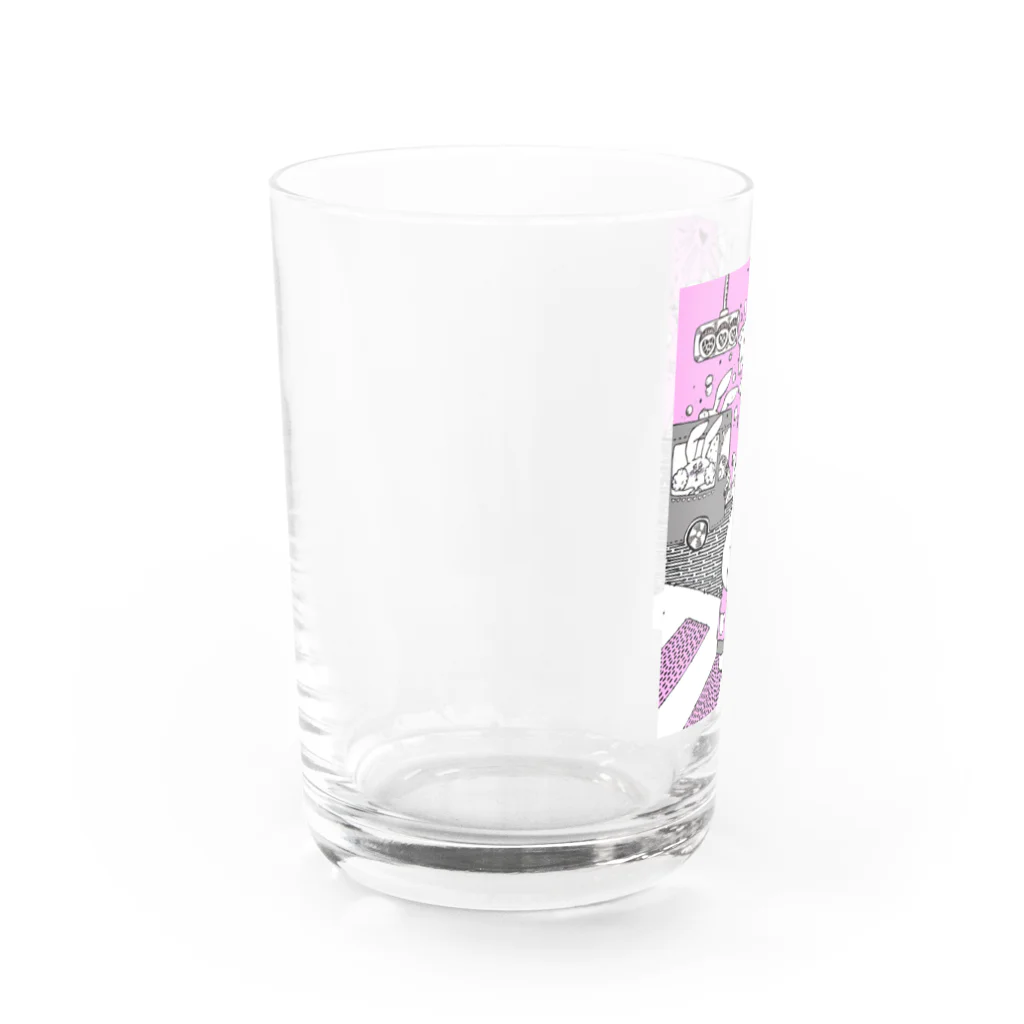 【Yuwiiの店】ゆぅぅぃーのうさ恋★くまさんにズキューーーーーン！ Water Glass :left