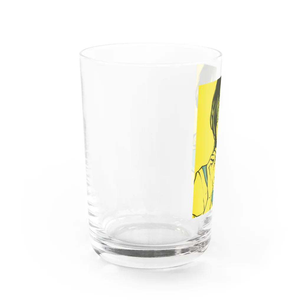 かもめのPATCH(つぎはぎ) Water Glass :left
