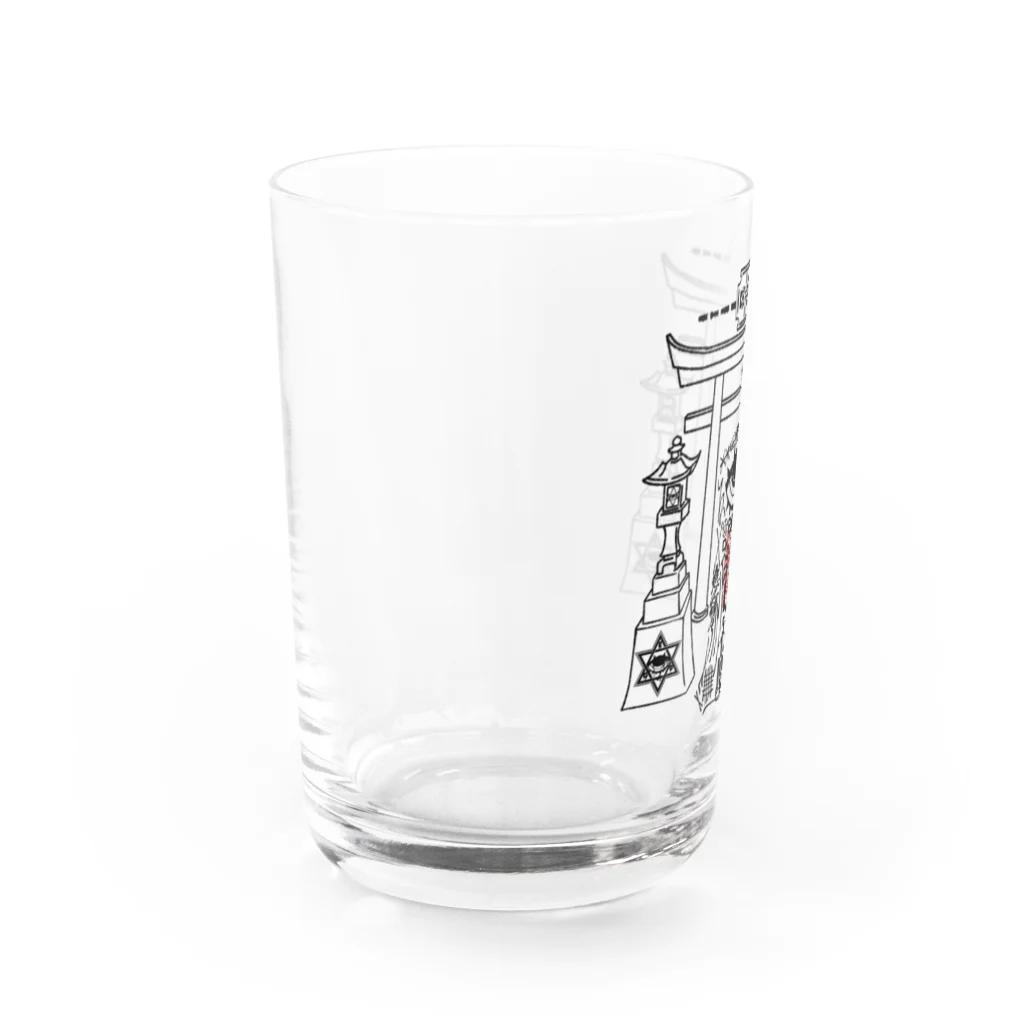 エゴイスト乙女の「縁切り祈願」 Water Glass :left