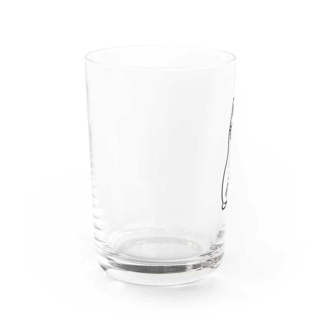宇宙飛行のきになるねこ Water Glass :left