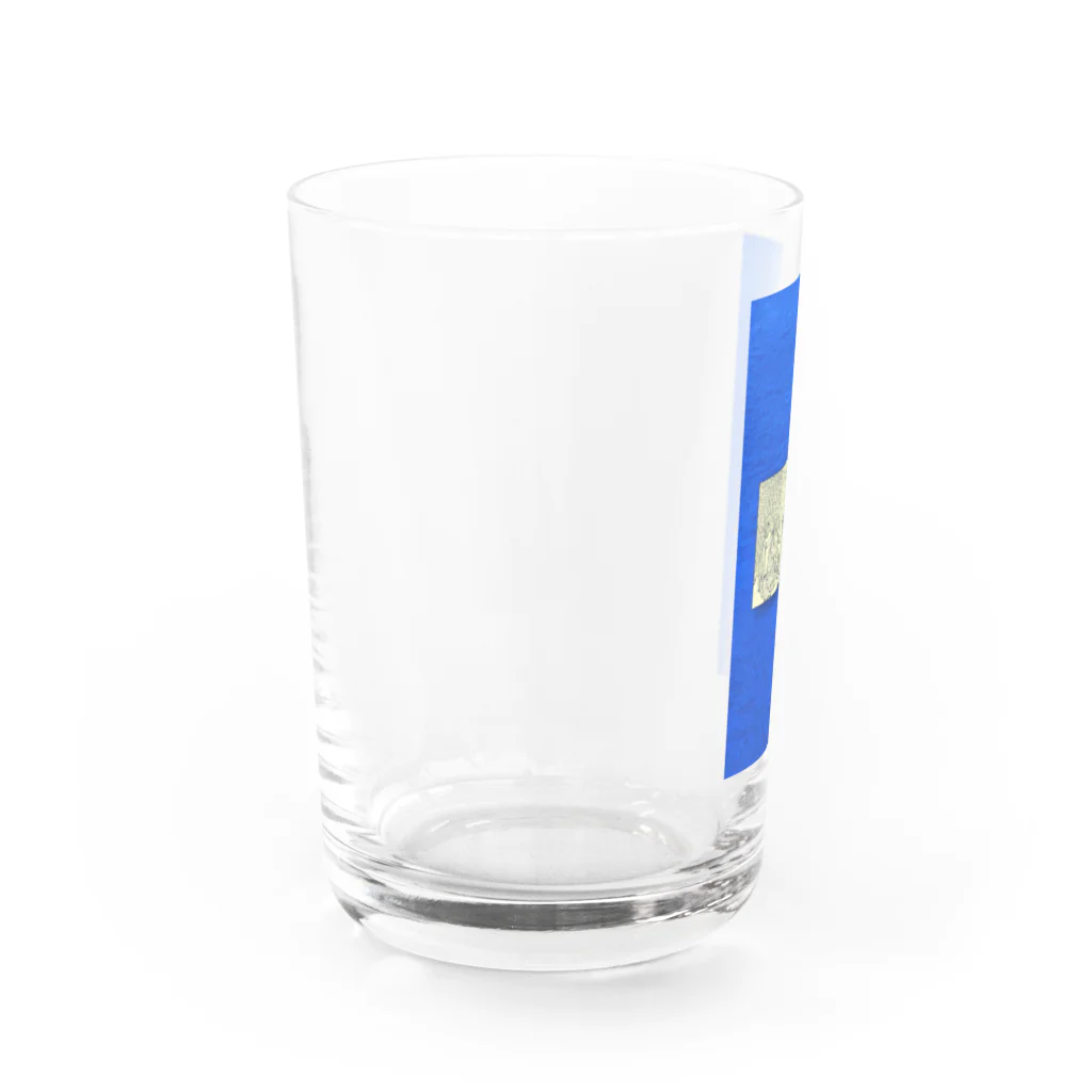 animal おのみちのBLUE RESERVOIR PENGUINS  Water Glass :left
