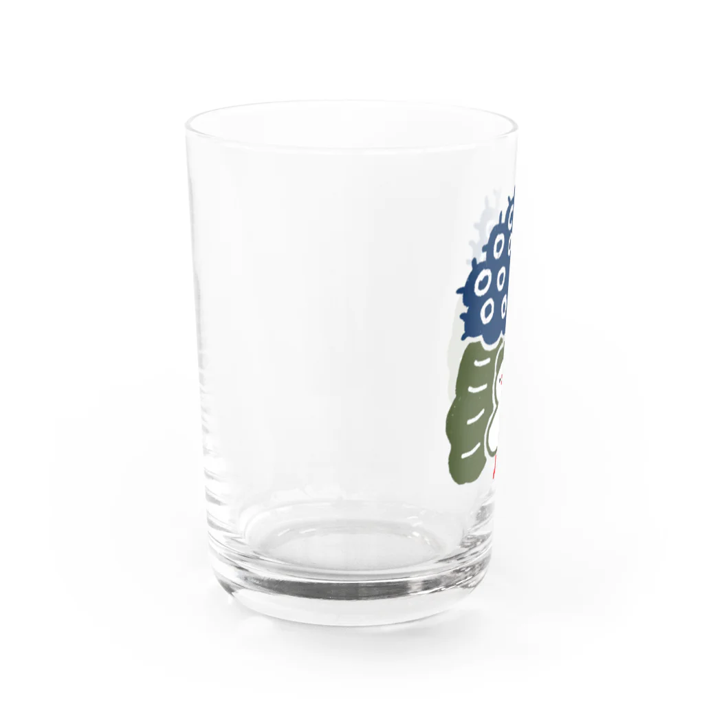 カワイーソー🀄️緑一色しか勝たん  麻雀グッズのカワイーソー Water Glass :left