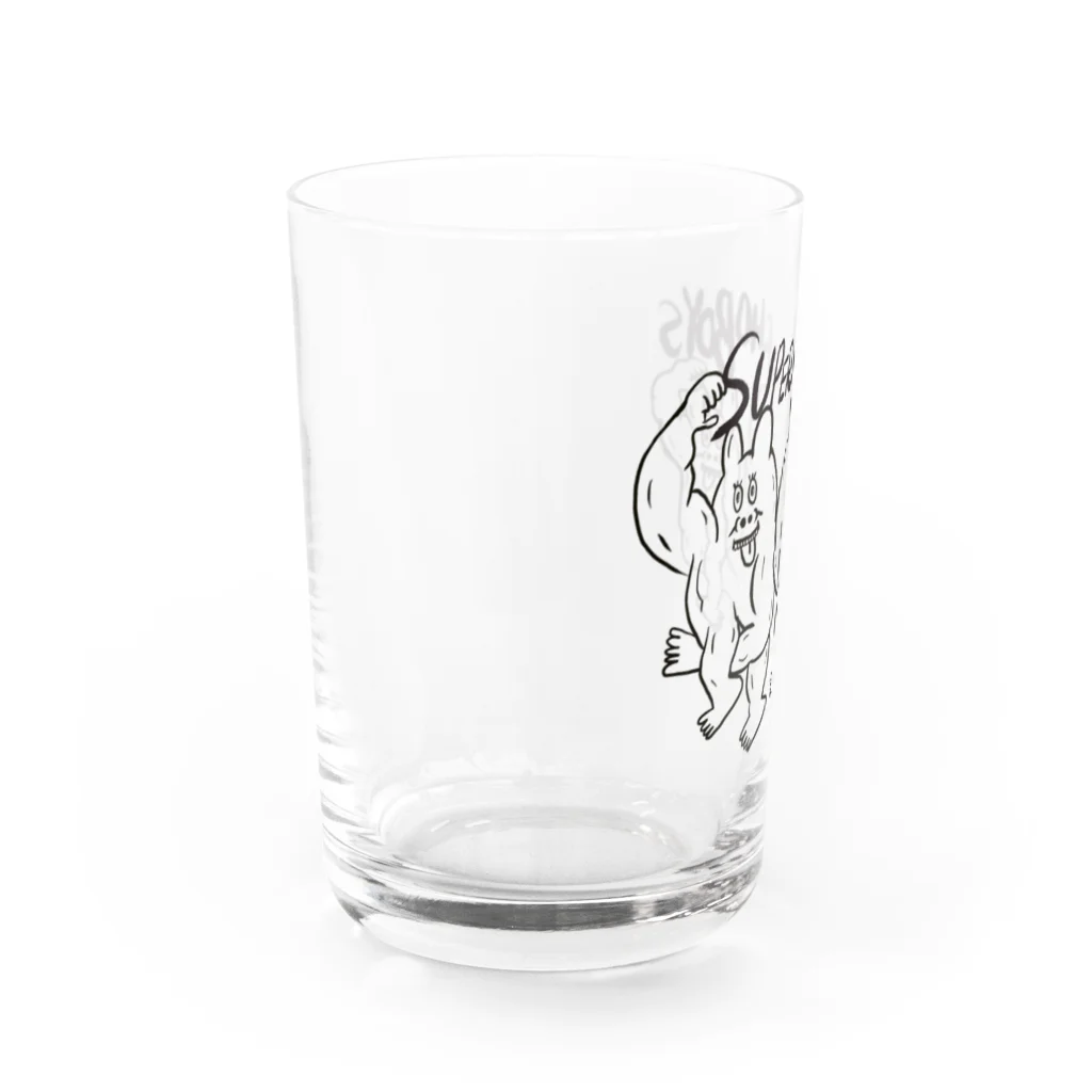 はるやんのsuper macho boys Water Glass :left