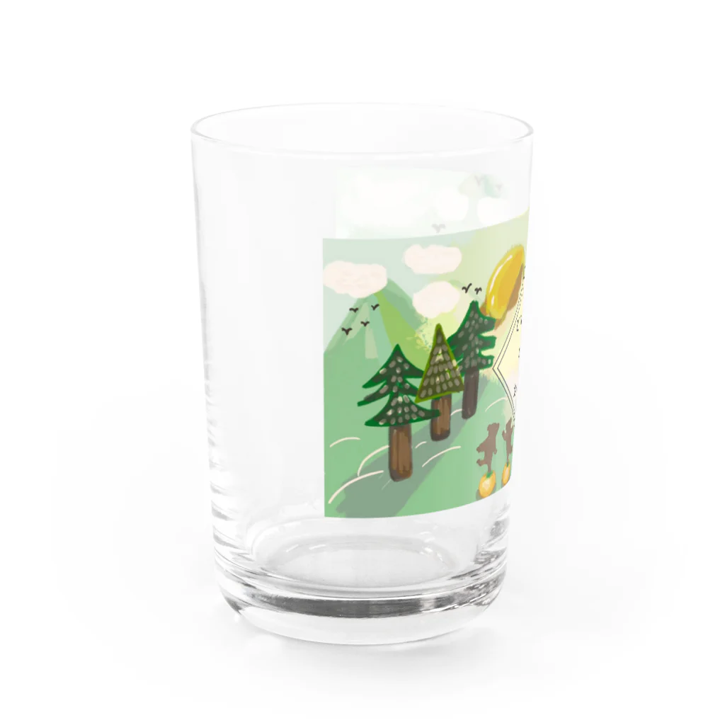 　なちのごちそうのおともグラス Water Glass :left