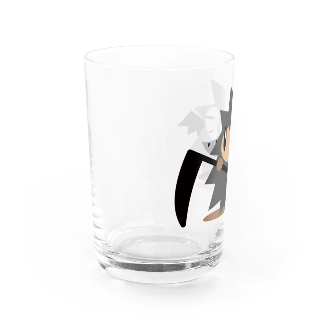 あさひ屋さんのくろひつじ Water Glass :left