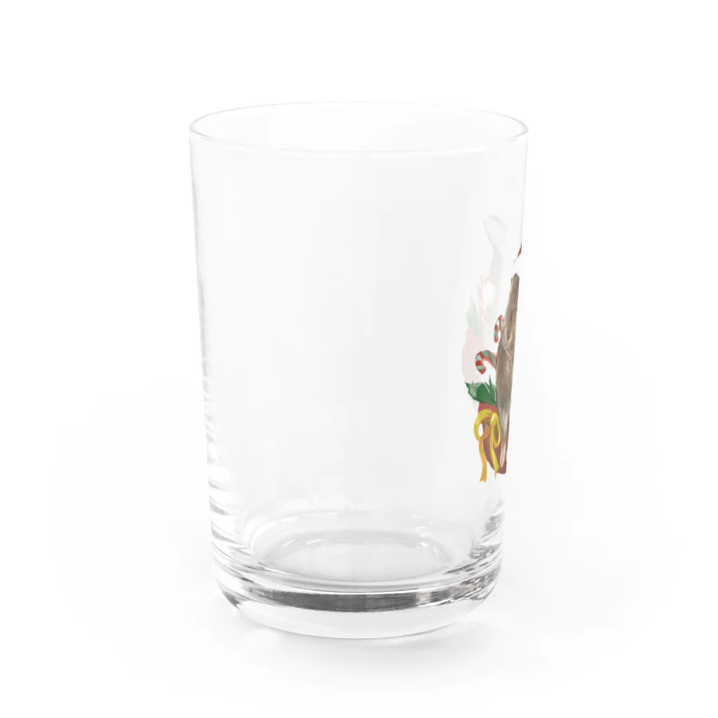 GATTI工房のクリスマス🐰🎄 Water Glass :left