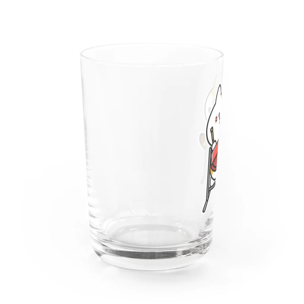  ふじねこ屋のテナーパンねこ Water Glass :left