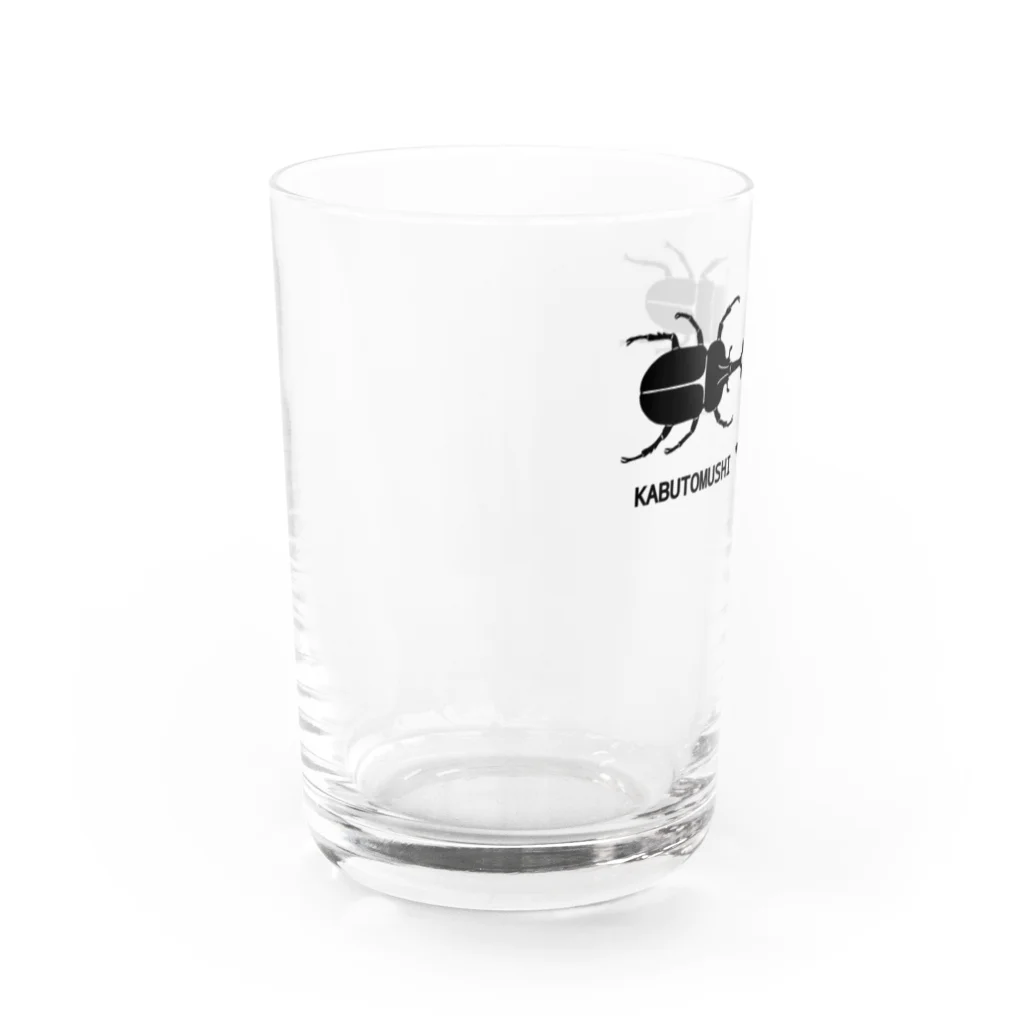 GREAT 7のカブトムシVSクワガタ Water Glass :left