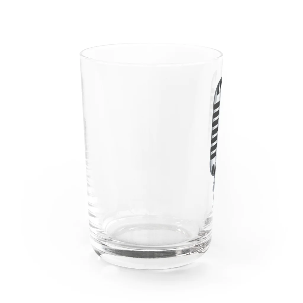 kimchinのRockなガイコツマイク Water Glass :left