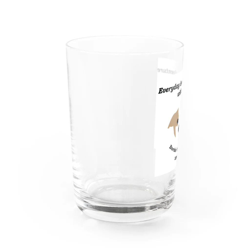 Bordercollie StreetのHappy LUCIA Water Glass :left