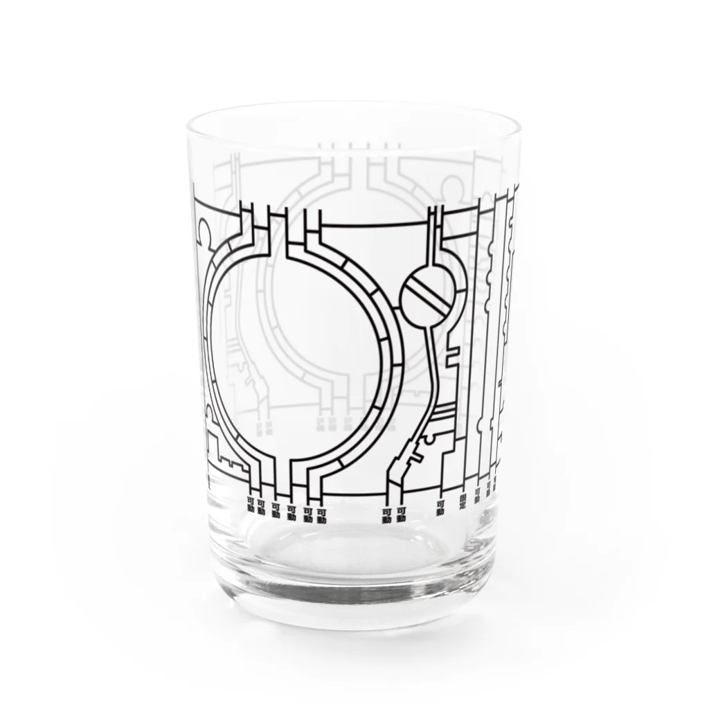 よシまるシンのあみだDJくじ太郎 Water Glass :left