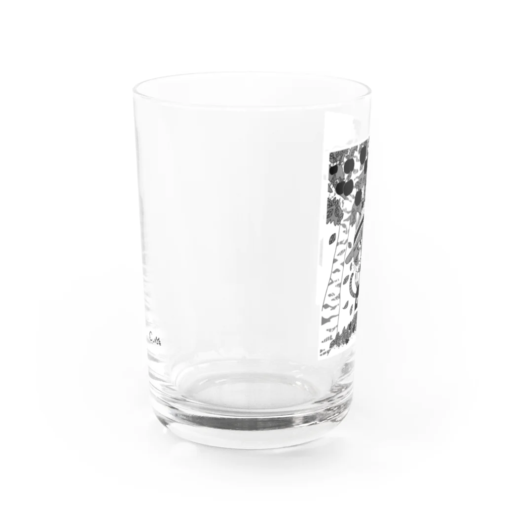 chimamusubiのセミオーダーイラスト商品見本 Water Glass :left