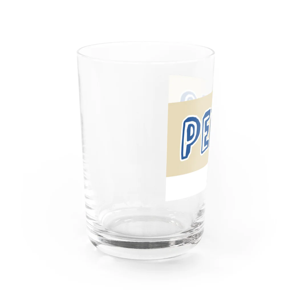 くれよん動物病院 院長の遊び場のペキニーズエクスプレス料理長のカップ Water Glass :left