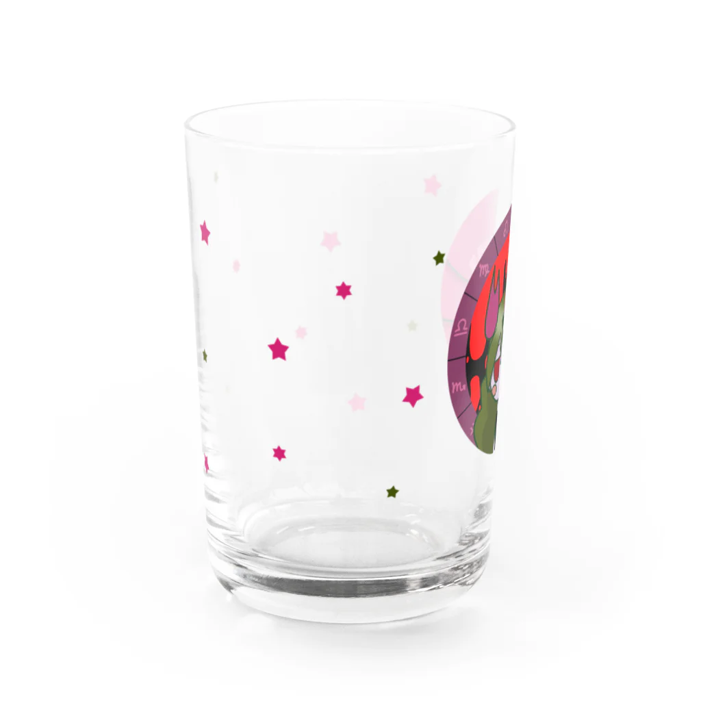 cosmicatiromのさそり座 パターン2・フルカラー Water Glass :left