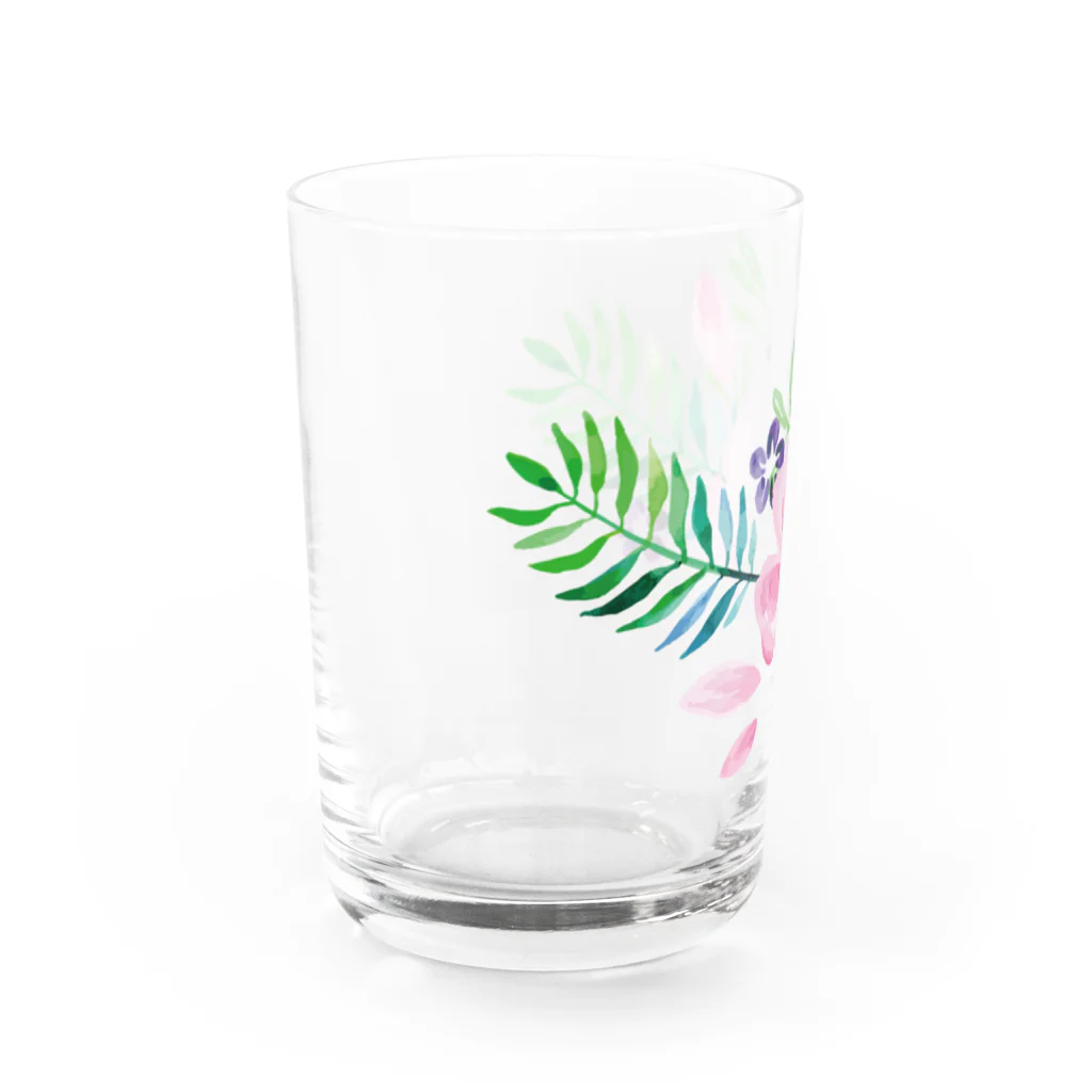 リラックス商会の水彩花柄気分 Water Glass :left