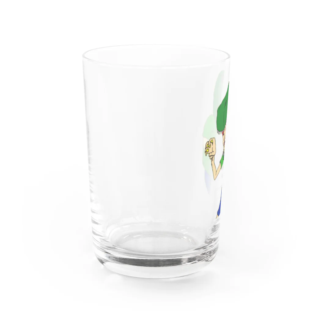 ビビットカラーアイテムズの恐竜小僧 Water Glass :left