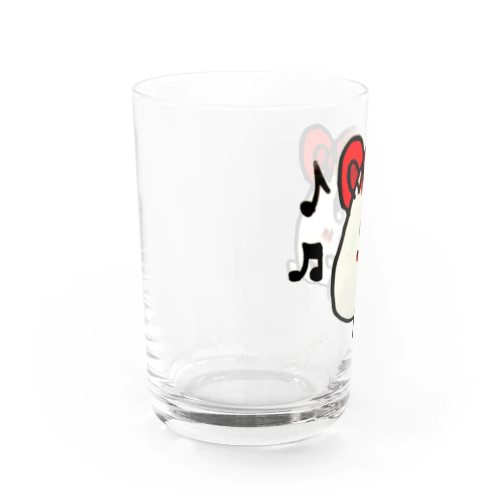 ウタハムちゃんです♪のウタハムちゃん(透明化) Water Glass :left