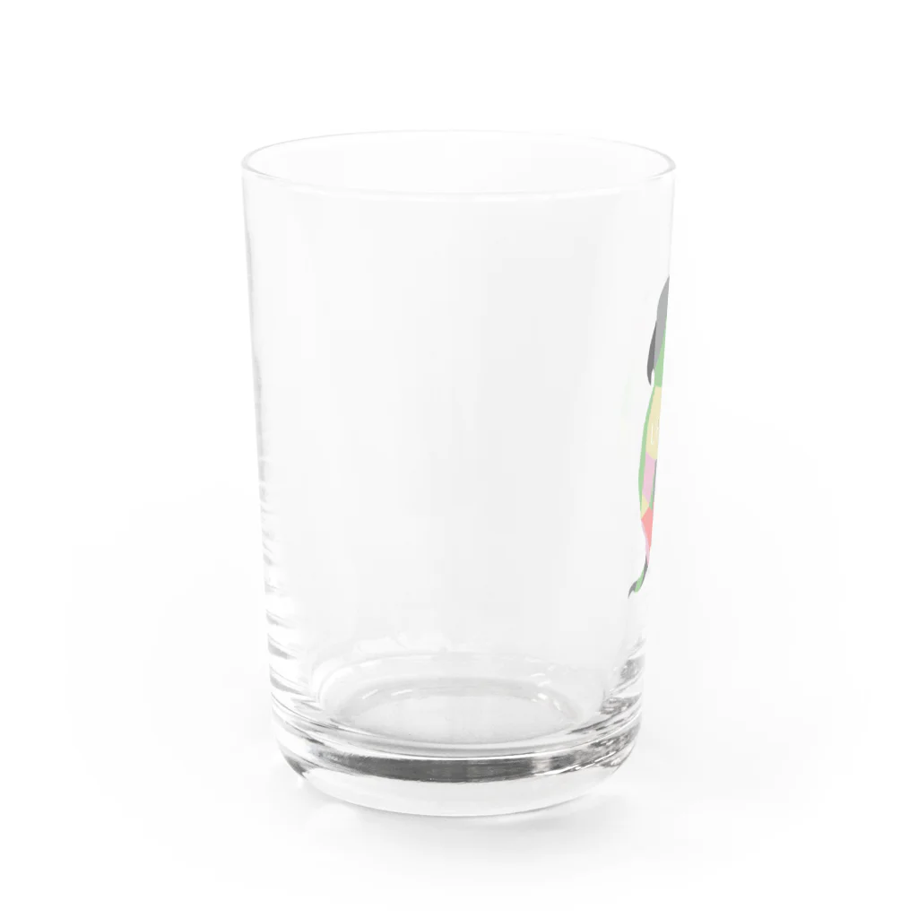 Oripのウロコインコ Water Glass :left