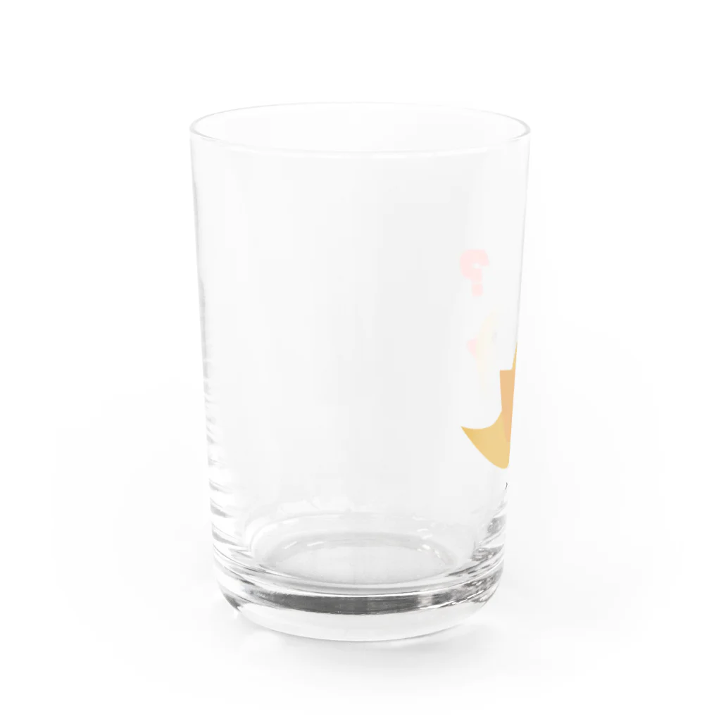 ほろほろのIF30 ハテナのヒヨコ Water Glass :left