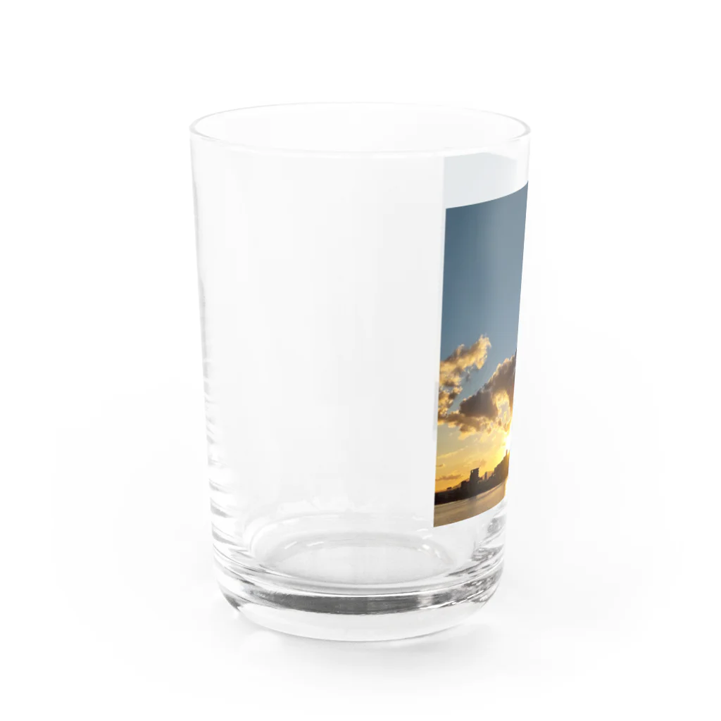 NANASHOPの夕焼け Water Glass :left