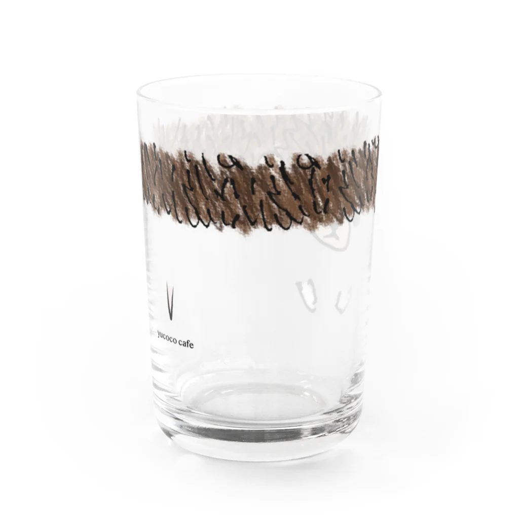 yucoco cafeのハリネズミさんのこっぷ1 Water Glass :left