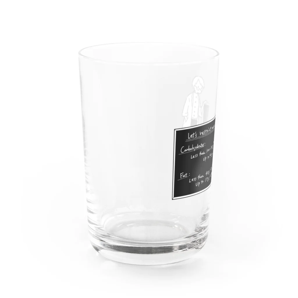 白衣のひとの白衣のひと「痩せたい」 Water Glass :left