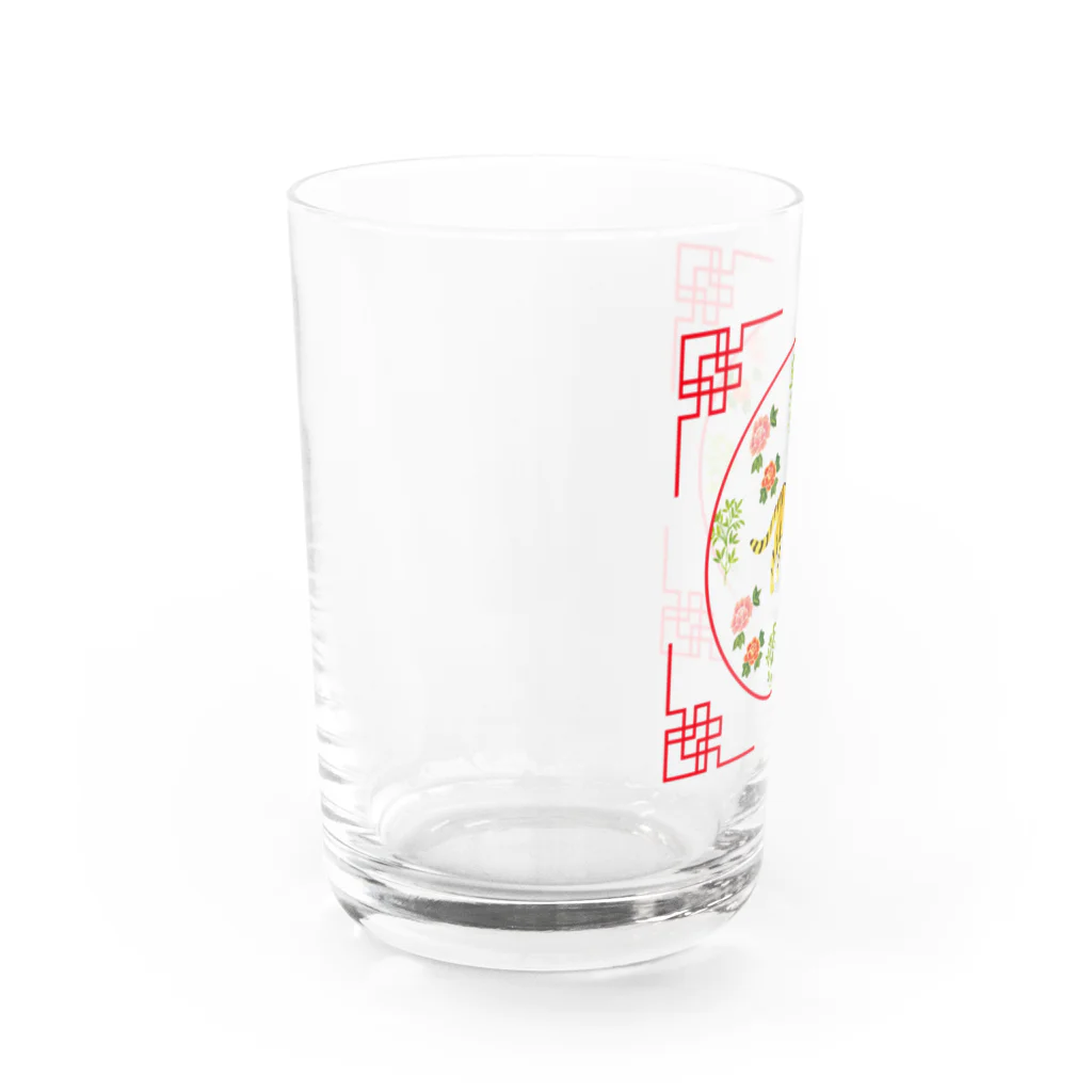 天天青空の天天青空　虎 Water Glass :left
