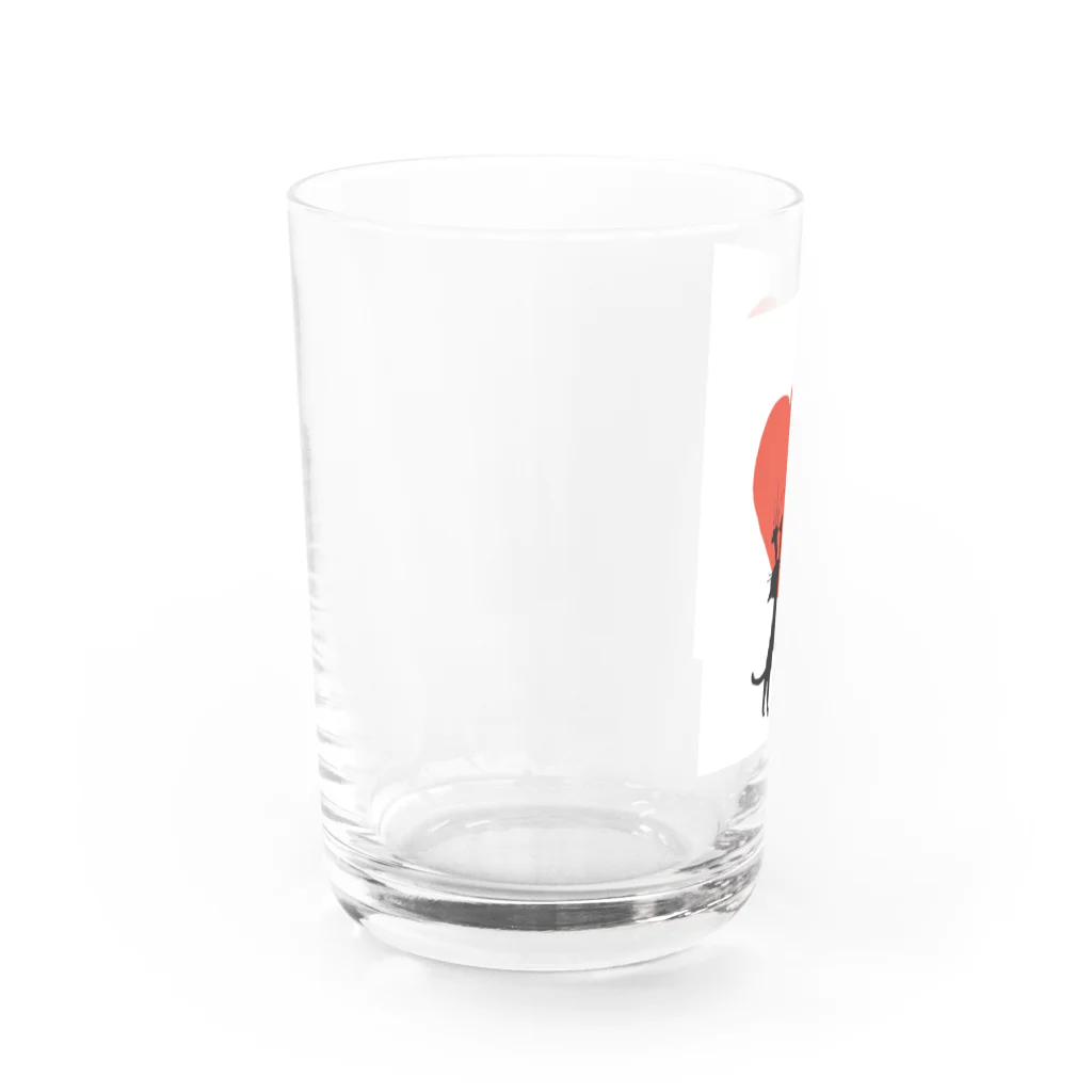 ゆうあーとの愛の爪痕 Water Glass :left