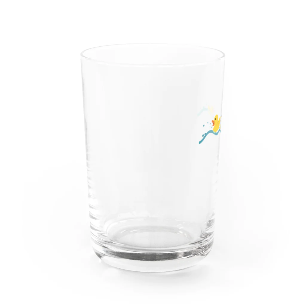 machiwowのぷかぷかあひる Water Glass :left