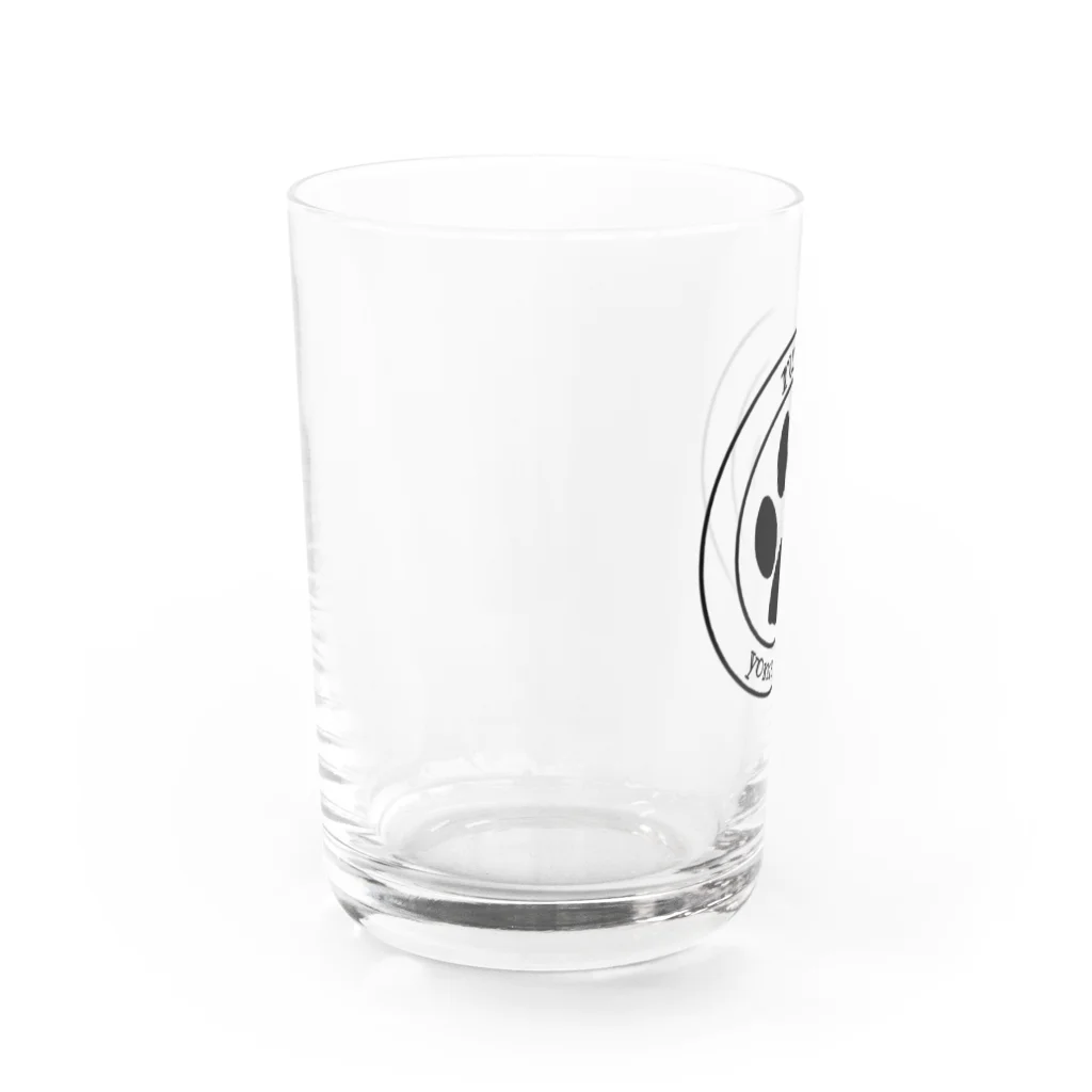 嫁の笑顔が見たくってのルル坊グラス Water Glass :left