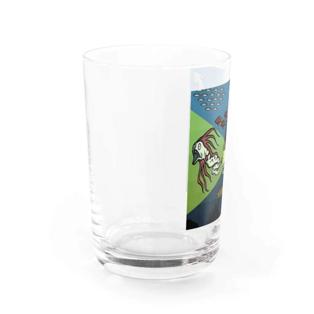 日高げのむの深海鉄道 Water Glass :left