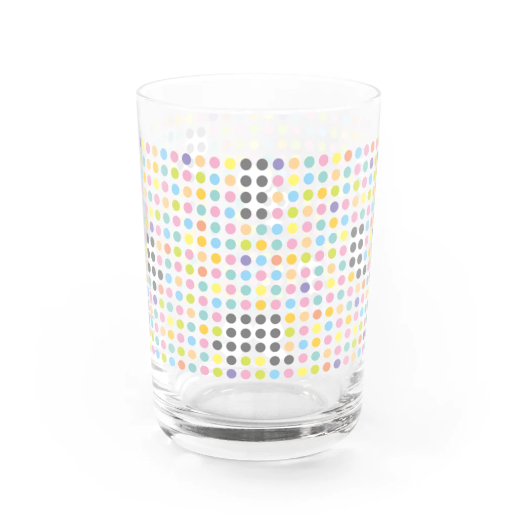 みじゅたまパンダのみじゅたまパンダのグラス（カラフル） Water Glass :left