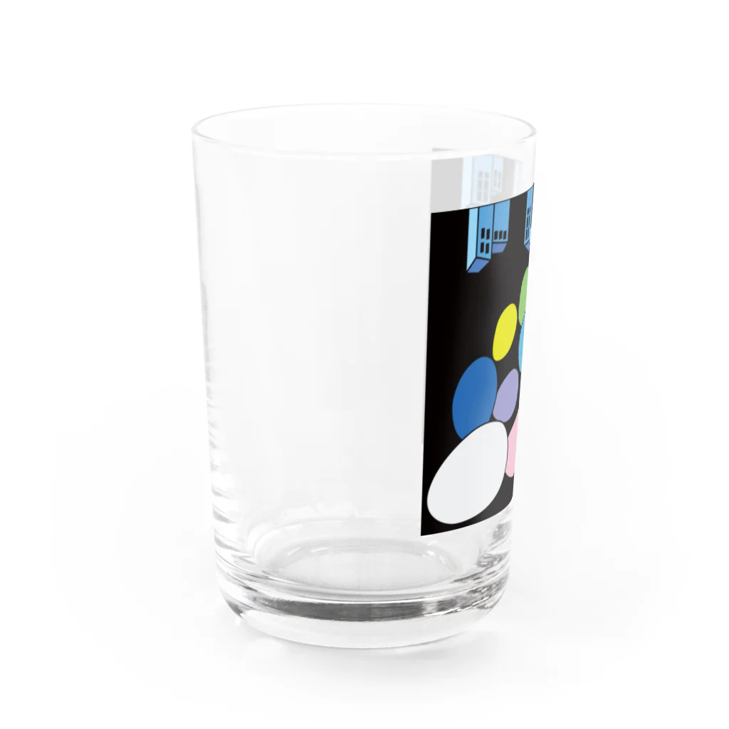 Blupiggの星の行進 Water Glass :left