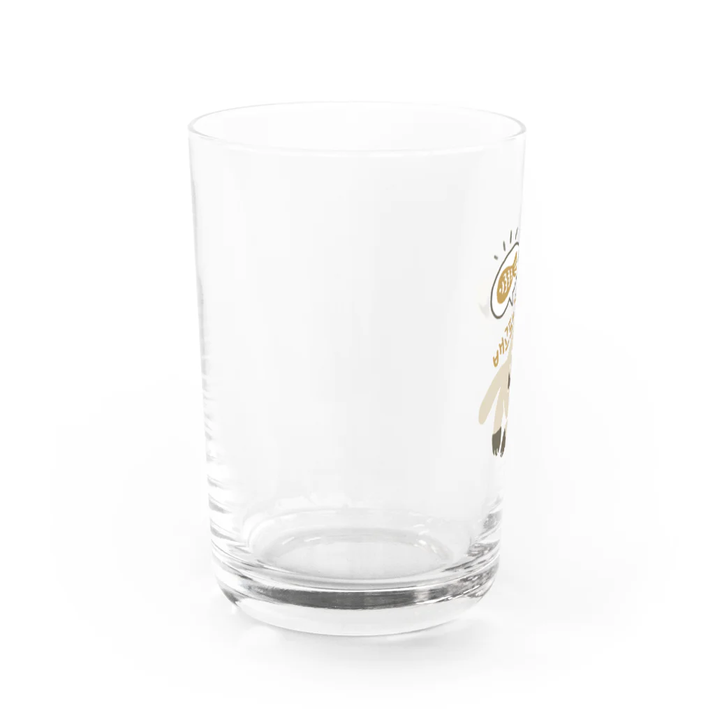 街のハングル屋さんのお腹空いたにゃんエコバッグ Water Glass :left