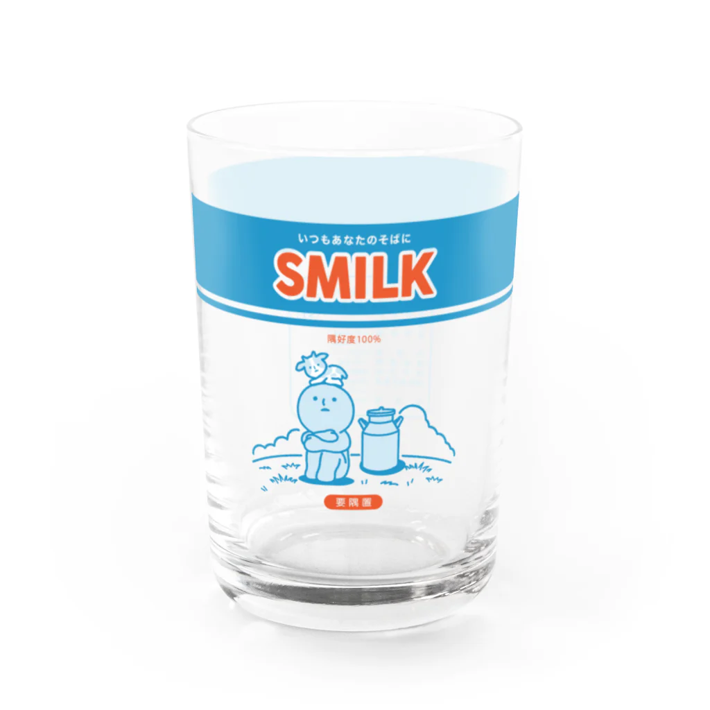 SMISKI Official ShopのSMILK グラス左面