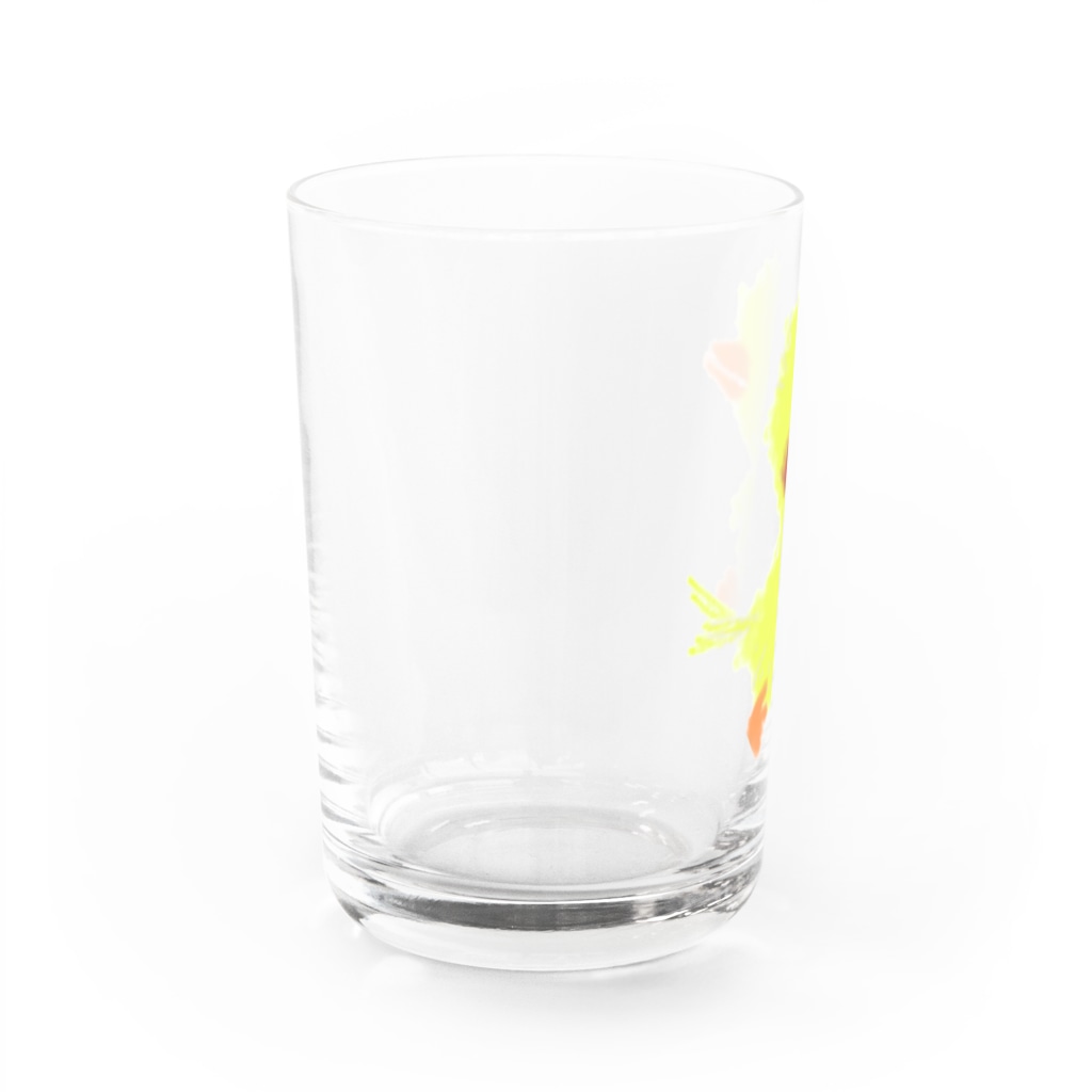 ʚ一ノ瀬 彩 公式 ストアɞの甘えんぼヒヨコ【ゆめかわアニマル】 Water Glass :left